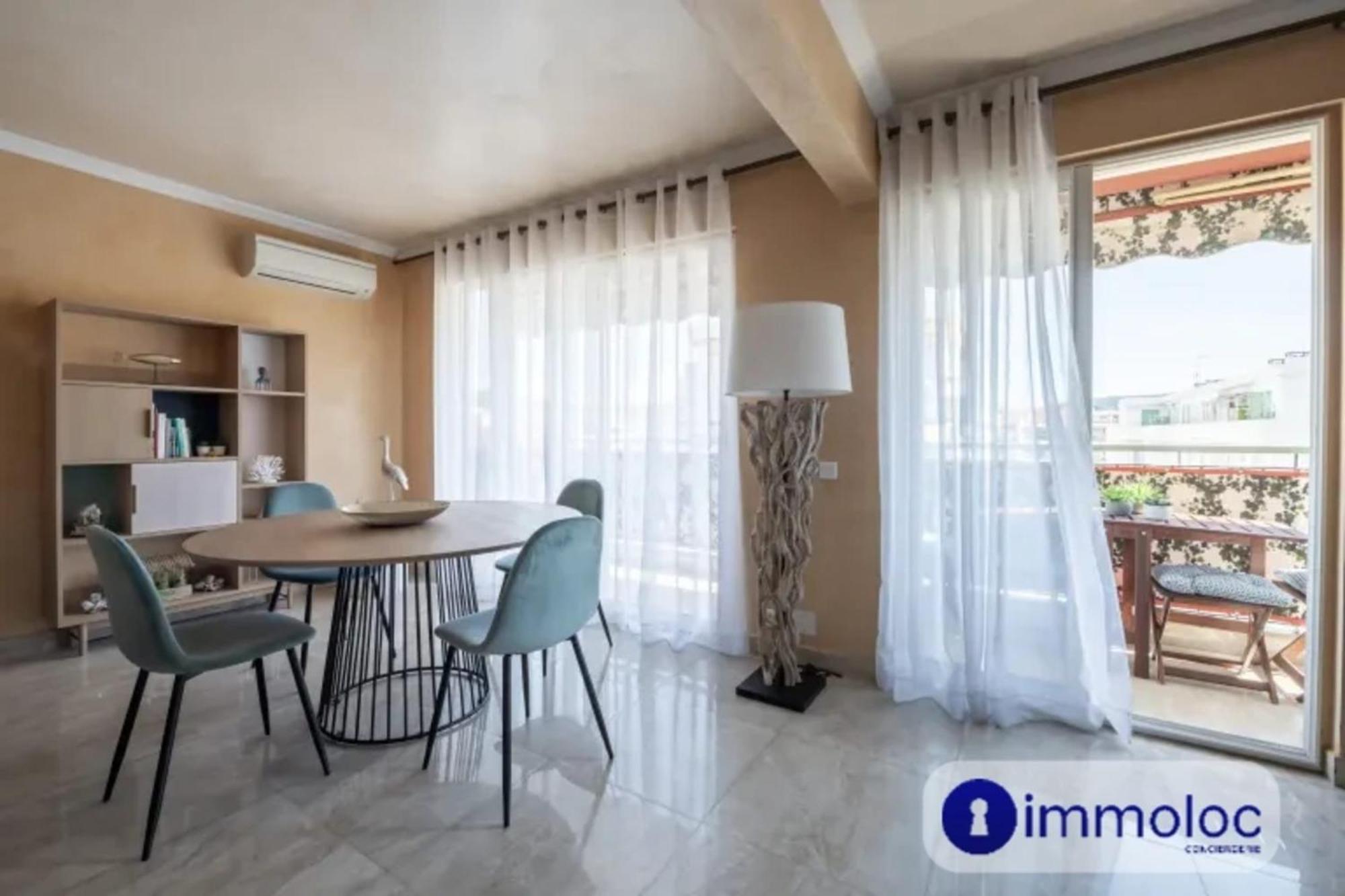 Air-Conditioned Apartment With Terrace Sea View Nice Extérieur photo