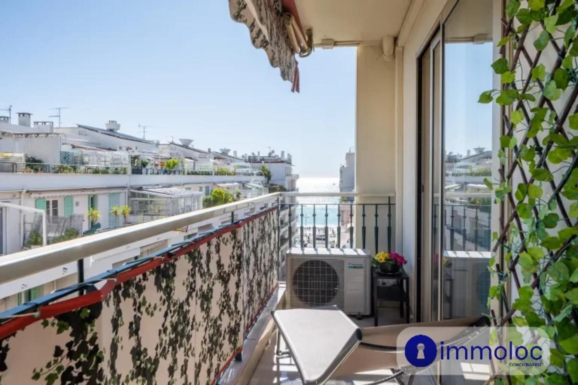 Air-Conditioned Apartment With Terrace Sea View Nice Extérieur photo